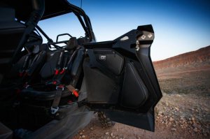 Polaris RZR PRO XP4 Storage Bag - Rear - PRP Seats - Rear Door Bags - Black - `20-`24